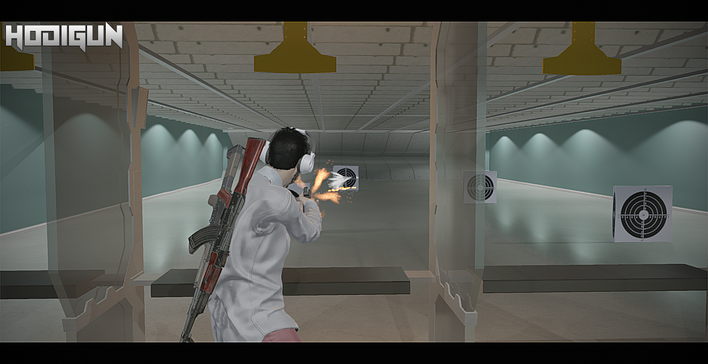 Shooting Range Gun Test Session In Progress HODIGUN™ Open World